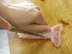 手長エビのさばき方3