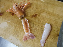 手長エビのさばき方5